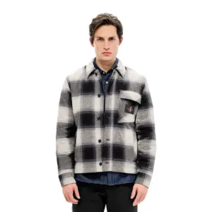The Mountain Studio Padded Overshirt Overhemd Met Lange Mouwen Zwart