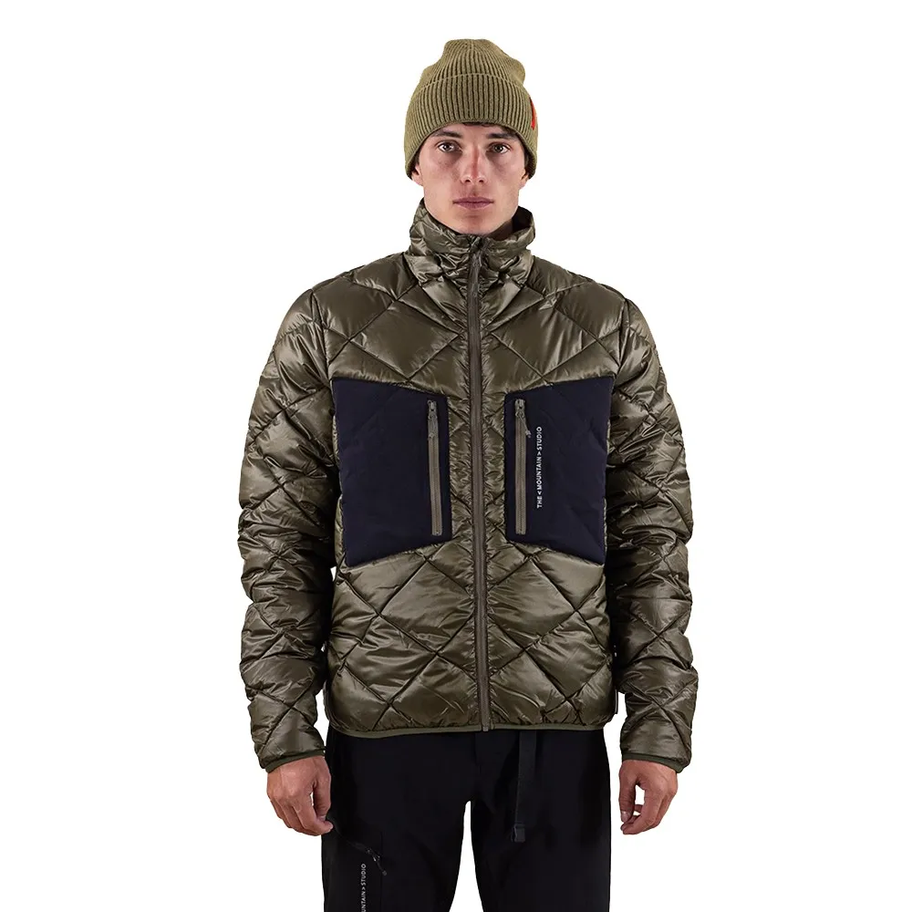 The Mountain Studio Pertex Tecno Gore-tex® Donzen Jas Groen