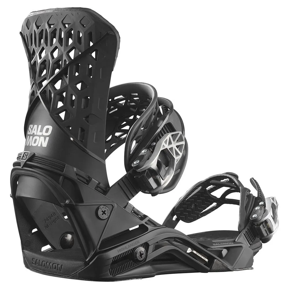 Salomon Highlander Snowboardbindingen Zwart