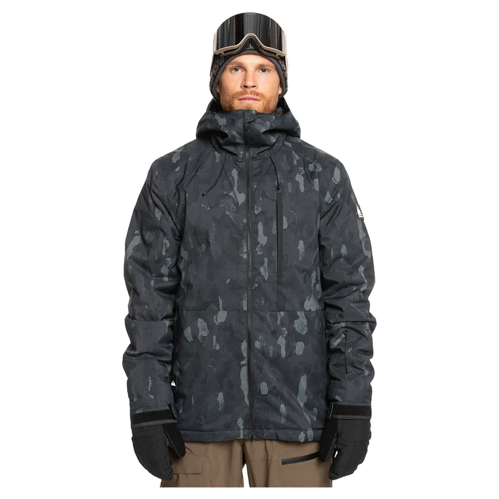 Quiksilver Mission Printed Jas Nature Zoom Dark Shadow