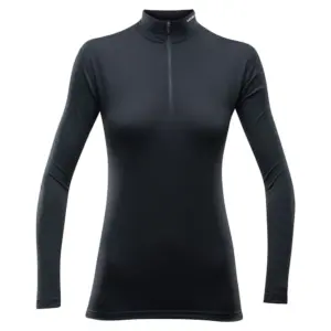 Devold Of Norway Breeze Merino 150 Half Rits Lange Mouw T-shirt Zwart