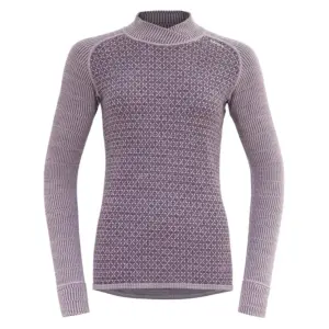 Devold Of Norway Kvitegga Merino 230 Cross Neck T-shirt Met Lange Mouwen Orchid