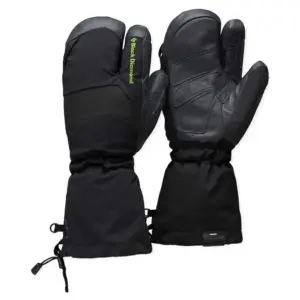 Diamond Alpine 3 Finger Handschoenen Zwart