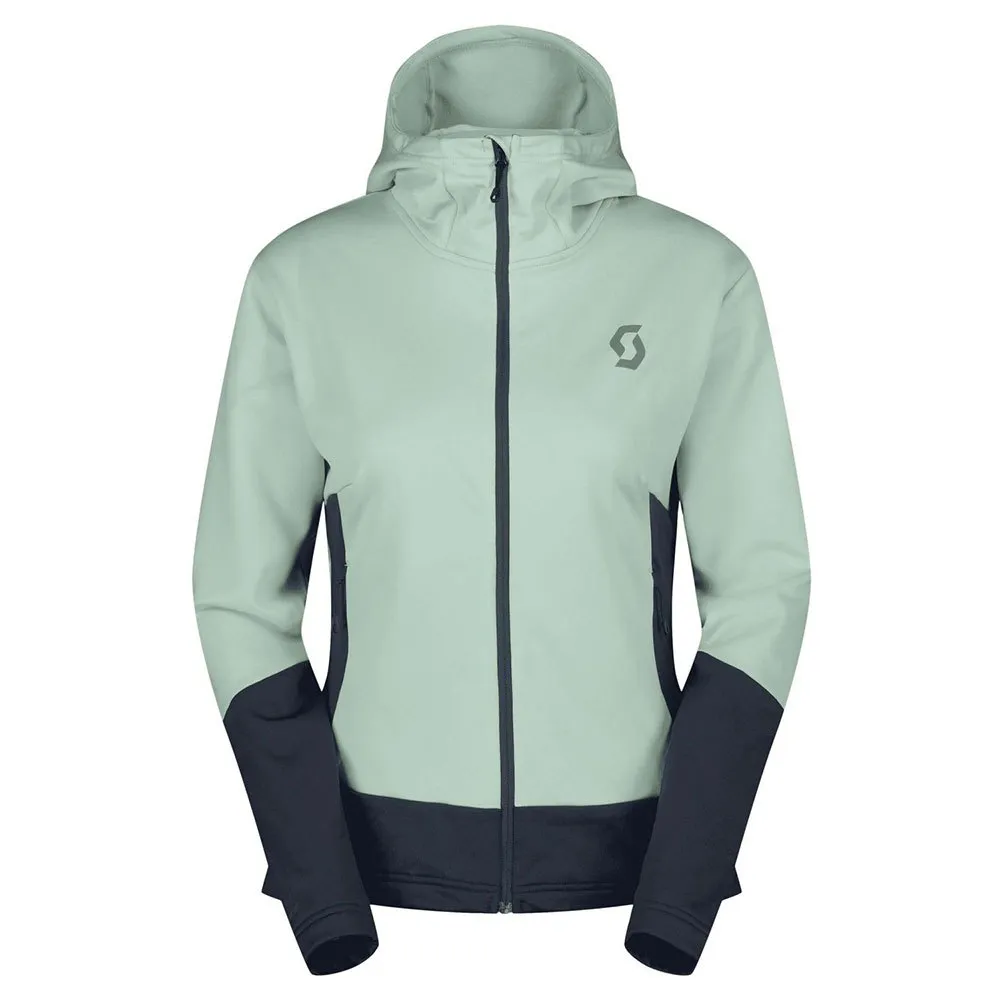 Scott Defined Mid Sweatshirt Met Rits Blauw