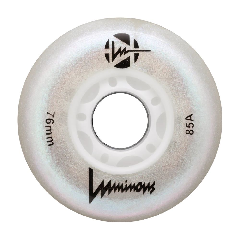 Luminous – 76mm LED 4-pack – Skate Wielen – Pearl Wit
