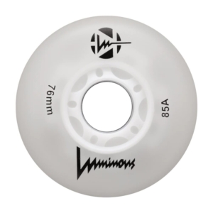 Luminous – 76mm LED 4-pack – Skate Wielen – Wit