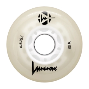 Luminous – 76mm LED 4-pack – Skate Wielen – Glow Wit