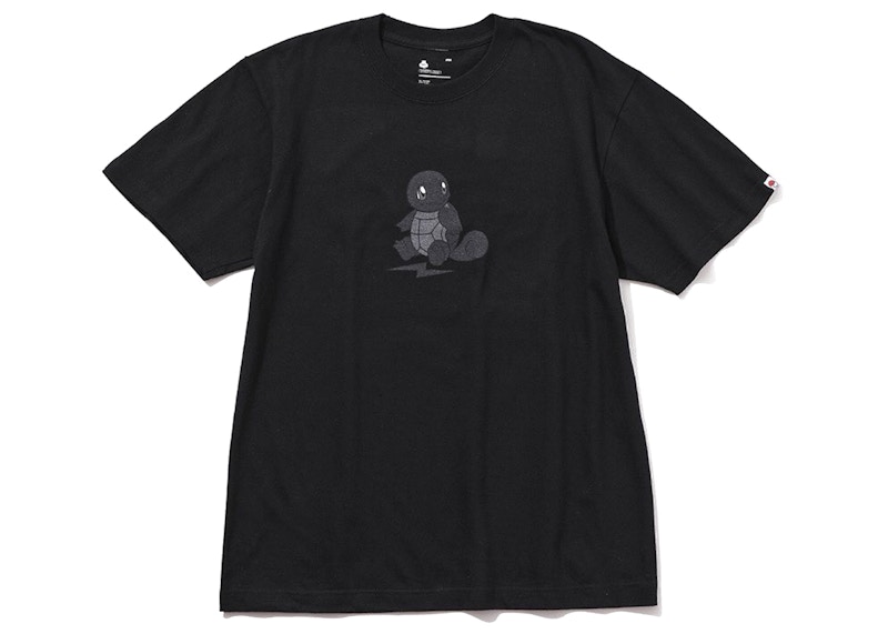 Fragment x Pokemon Thunderbolt Project Squirtle Front Print Tee Zwart