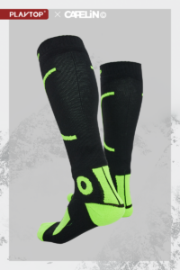 SnowPaw Merino Wool Snow Socks Zwart