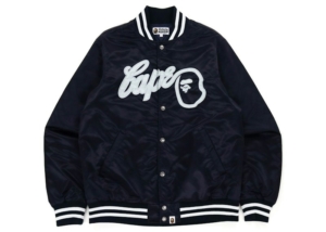 BAPE Baseball Jacket Blauw