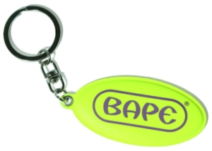 BAPE Reflective Keychain Geel