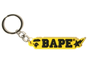 BAPE Rubber Keychain Geel