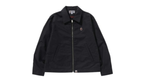 BAPE Work Jacket Charcoal Zwart
