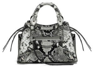 Balenciaga Neo Classic City Bag Mini Python Print Multicolor