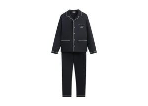 Kith Kithmas Script Pajama Set Zwart