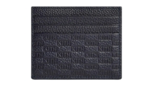 Kith Monogram Tumbled Leather Wallet Ink