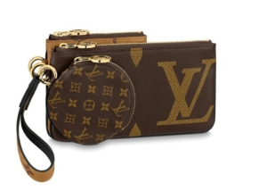Louis Vuitton Trio Pouch Monogram Giant/Reverse/Mini Bruin