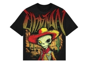 Mixed Emotion Ranger Rhinestone Tee Zwart