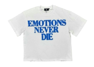Mixed Emotion Rhinestone Tee Blauw