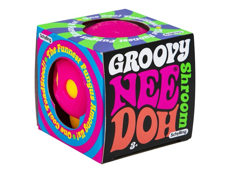 NeeDoh Groovy Shroom Squishy Fidget Toy