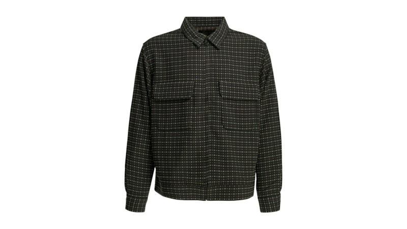 Needles Dobby Square Lightweight Jacket Zwart