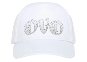 OVO Rhinestone Sportcap Wit
