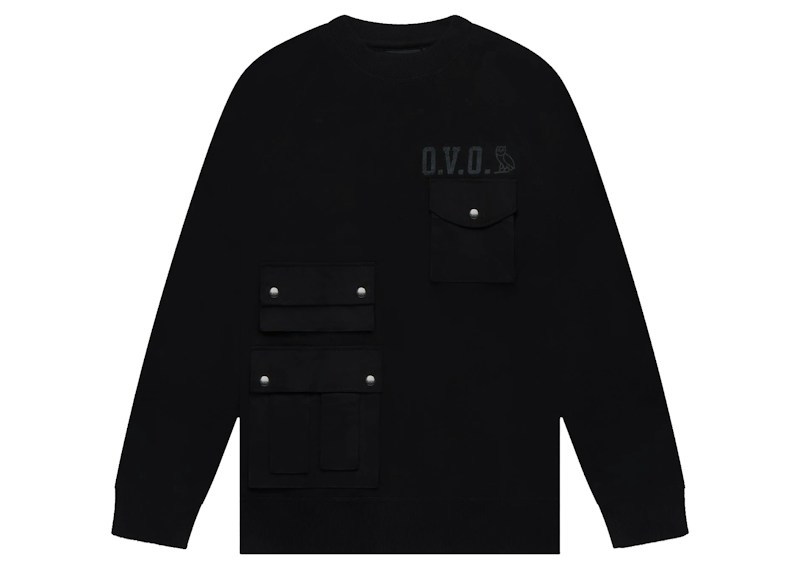 OVO Utility Crewneck Zwart