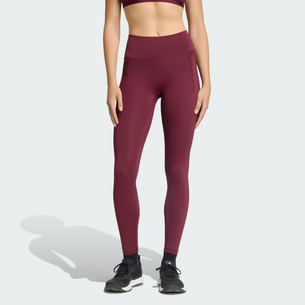 Optime Lange Workoutlegging Maroon