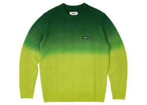 Palace Gradient Dye Rib Knit Groen