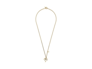 Palm Angels Palm Rhinestone Necklace Goud