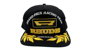 Rhude Racing Panel Trucker Hat Zwart