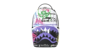 Sprayground Stencil Shark Backpack Multicolor