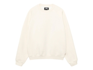 Stussy Fleece Raglan Crew Natural