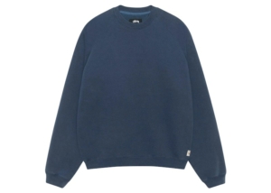 Stussy Fleece Raglan Crew Blauw