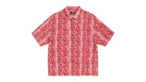 Stussy Python S/S Shirt Rood