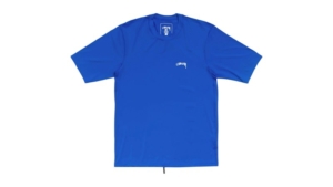 Stussy SS Rash Guard Top Blauw