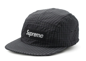 Supreme Contrast Ripstop Camp Cap Zwart