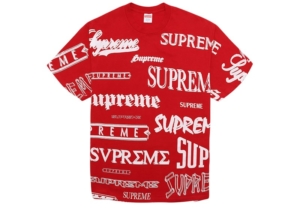 Supreme Multi Logo Tee Rood