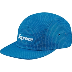 Supreme Overdyed Ripstop Camp Cap Blauw
