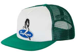 Supreme Pin Up Mesh Back 5-Panel Groen