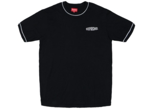Supreme Piping Ringer Tee Zwart