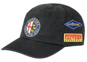 Supreme Racing 6-Panel Zwart