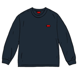 Supreme Small Box L/ Tee Blauw