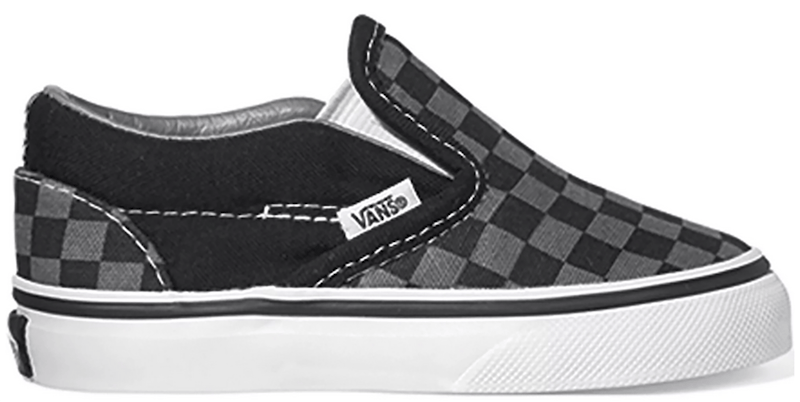Vans Classic Slip-On Checkerboard Pewter Zwart