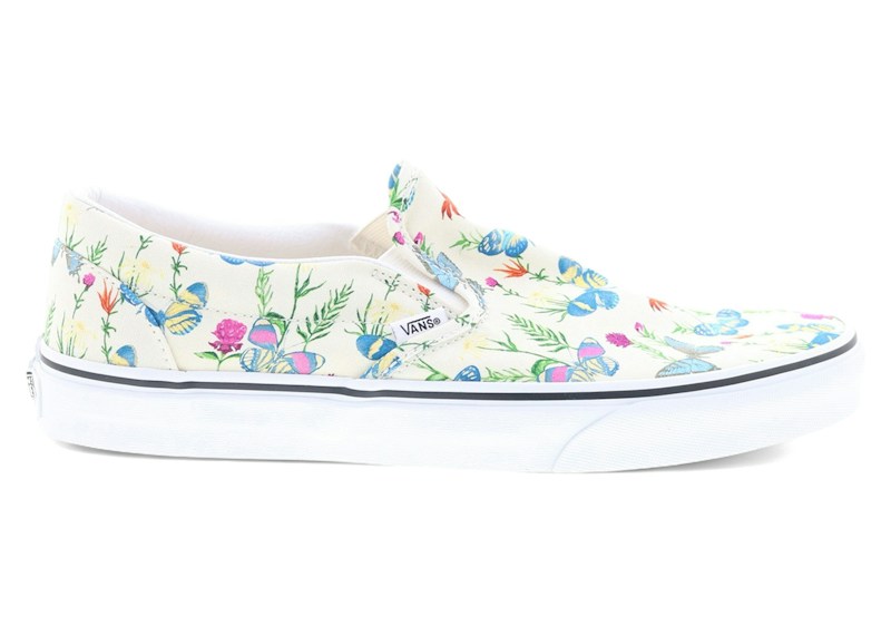 Vans Classic Slip-On Parks Project Butterfly Floral Wit