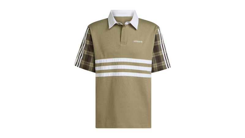 adidas Tartan Regular Rugby Polo Orbit Groen