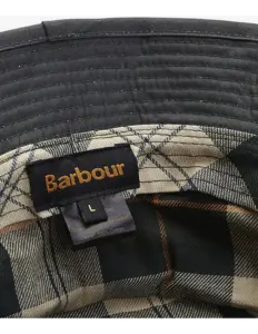 Barbour Wax Bucket Hat Sage