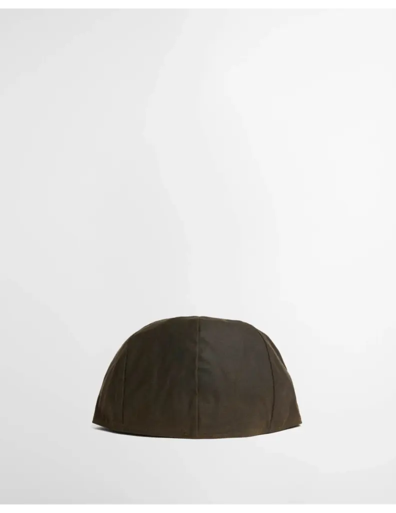 Barbour Wax Flat Cap Olijf