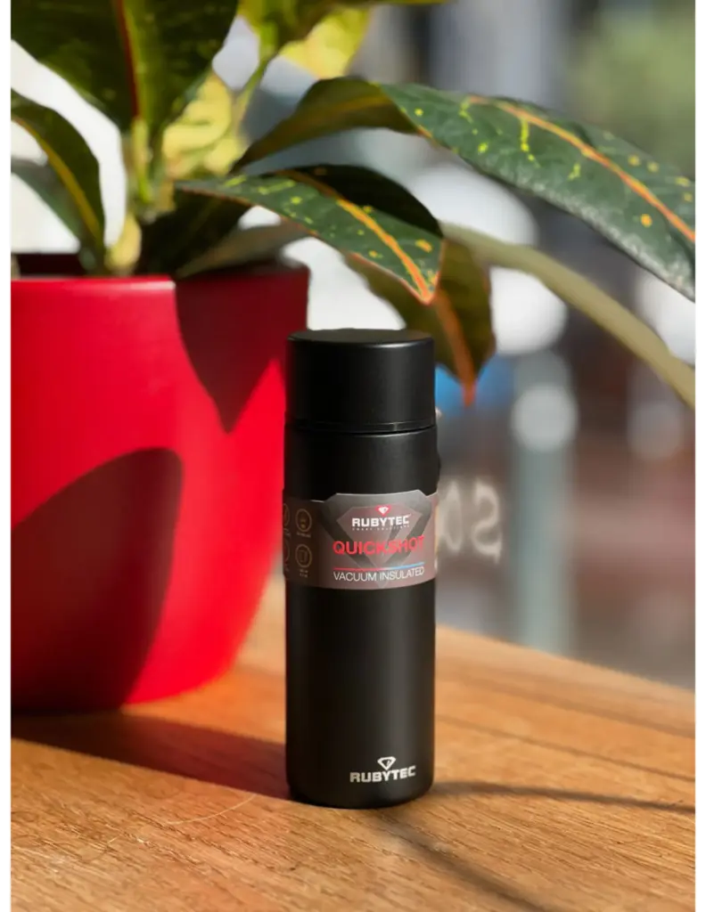 Rubytec Shira Quickshot Vacuum Flask Zwart