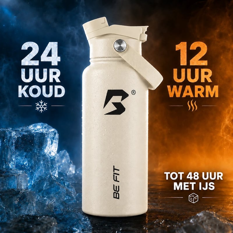 Swigger XL 946ml Drinkfles Warm Wit